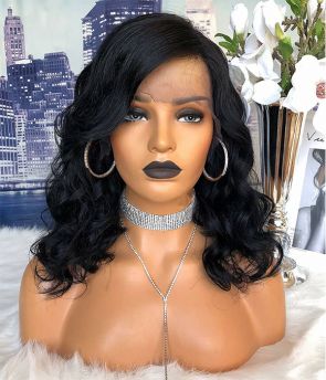 Rilich Hair Virgin Hair Perfect Fluffy Wave 5X5 HD Lace Human Hair Wig TR019