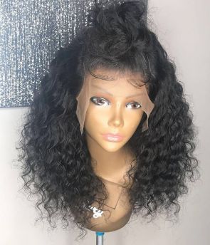 Rilich Hair 100% Virgin Human Hair Deep Curly 4x4 Lace Wigs TR083