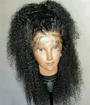 Rilich Hair Kinky Curly Virgin Human Hair 4x4 Lace Wigs with Baby Hairs TR081