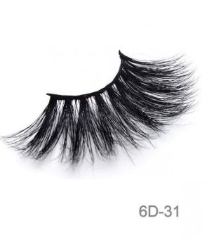 6D Mink Eyelash Cruelty Free Soft Fluffy Mink Eyelashes 25 mm Real Mink with packaging [EL-04]