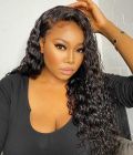 Rilich Hair U Part Human Hair Wigs Water Curly 100% Virgin Human Hair Wig UP04