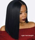 Rilich Hair U Part Wig Light Yaki Straight Human Hair Short Bob For  Women UP03